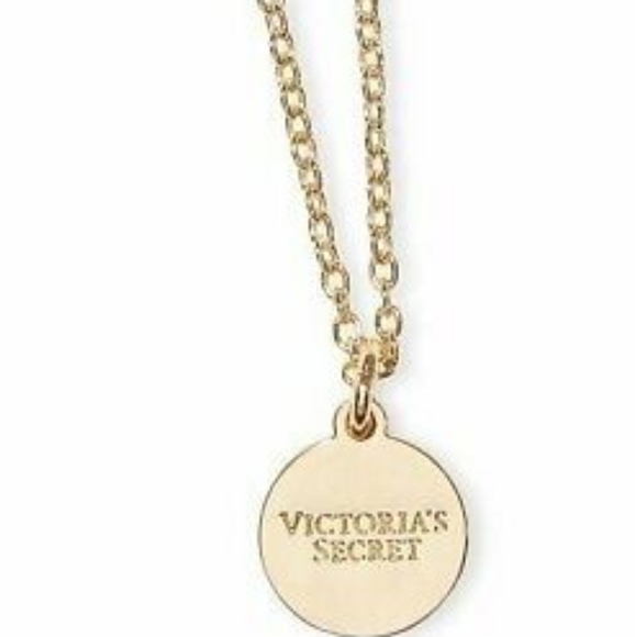 Nip luxury VS v in circle gold tone pendant with chain bottle charm. - Picture 2 of 3